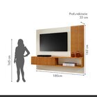 Painel Para Tv Até 55 Polegadas 100% Mdf Málaga