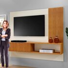 Painel Para Tv Até 55 Polegadas 100% Mdf Málaga