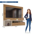 Painel Para Tv Até 55 Polegadas 122,5cmx136cm Brasil Buriti/o