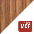 Painel Para Tv Até 55 Polegadas 130cm Mdf Nogal Com Branco Ve