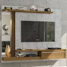 Painel Para Tv Até 55 Polegadas 136cmx160cm Led Prateleira De