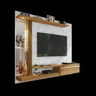 Painel Para Tv Até 55 Polegadas 136cmx160cm Led Prateleira De