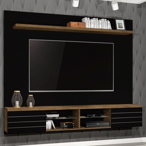 Painel Para Tv Até 55 Polegadas 2 Portas 4 Nichos Vegas J&a M