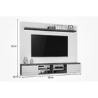 Painel Para Tv Até 55 Polegadas 2 Portas 4 Nichos Vegas J&a M