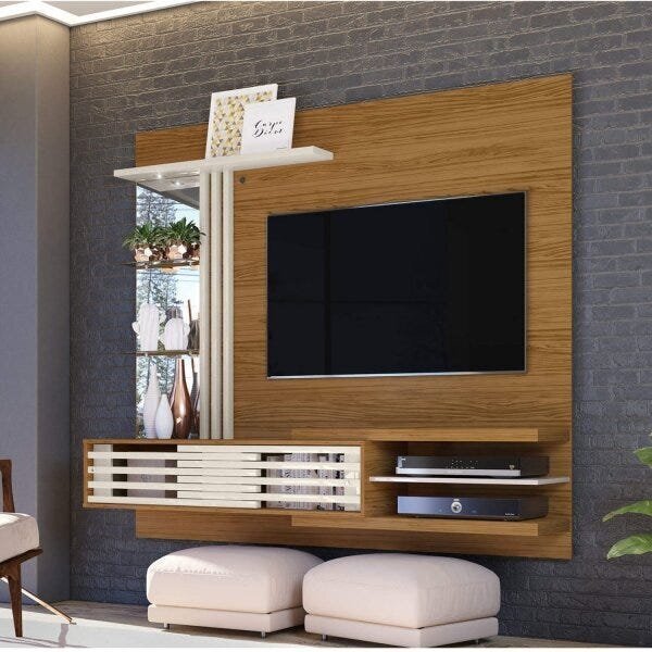 Painel Para Tv Até 55 Polegadas 2 Portas Frizz Supreme Madete