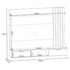 Painel Para Tv Até 55 Polegadas 2 Portas Lets Hb Móveis