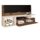 Painel Para Tv Até 55 Polegadas Black 19 Caemmun Jatobá/off W