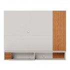 Painel Para Tv Até 55 Polegadas Boss 1 Porta Off White/freijó