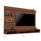 Painel Para Tv Até 55 Polegadas C/ Bar Adega 4 Nicho Bandeja