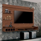 Painel Para Tv Até 55 Polegadas C/ Bar Adega 4 Nicho Bandeja