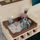 Painel Para Tv Até 55 Polegadas C/ Bar Adega 4 Nicho Bandeja