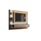 Painel Para Tv Até 55 Polegadas Cairo Lukaliam Móveis Tauari/
