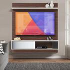 Painel Para Tv Até 55 Polegadas Com Espelho Nogueira Real Off