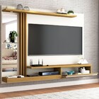 Painel Para Tv Até 55 Polegadas Com Led Tulum 1 Porta Off Whi