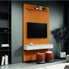 Painel Para Tv Até 55 Polegadas Egeo 3 Gavetas Aspen 1,35m Ma