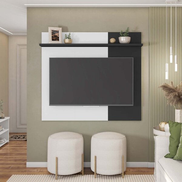 Painel Para Tv Até 55 Polegadas Em Bp Com 1 Prateleira 1.36 M