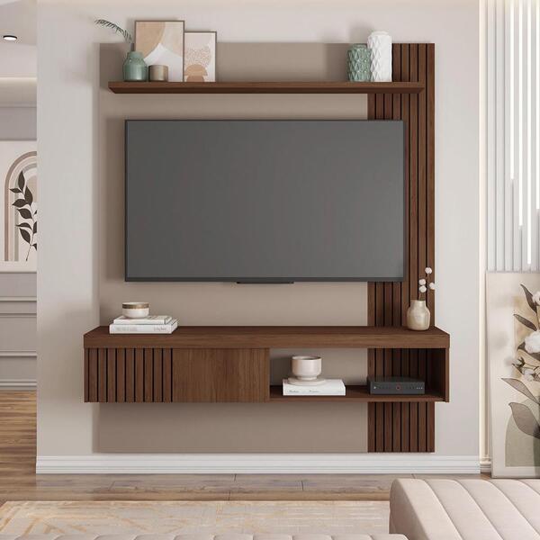 Painel Para Tv Até 55 Polegadas Huelva Fendi Havana