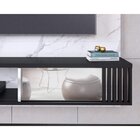 Painel Para Tv Até 55 Polegadas Ilhéus Calacatta E Preto