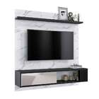 Painel Para Tv Até 55 Polegadas Ilhéus Calacatta E Preto