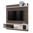 Painel Para Tv Até 55 Polegadas Ilhéus Nogueira Real E Off Wh