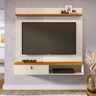 Painel Para Tv Até 55 Polegadas Iris 1 Porta Cinamomo/off Whi