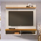Painel Para Tv Até 55 Polegadas Iris 1 Porta Cinamomo/off Whi