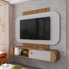 Painel Para Tv Até 55 Polegadas Jurerê 1 Porta Cinamomo/off W