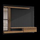 Painel Para Tv Até 55 Polegadas Led Prateleira De Vidro Denve