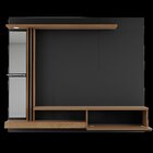 Painel Para Tv Até 55 Polegadas Led Prateleira De Vidro Denve