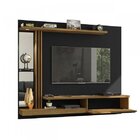 Painel Para Tv Até 55 Polegadas Led Prateleira De Vidro Denve