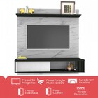 Painel Para Tv Até 55 Polegadas Movie 1 Porta Branco/preto Fo