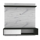 Painel Para Tv Até 55 Polegadas Movie 1 Porta Branco/preto Fo