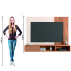 Painel Para Tv Até 55 Polegadas Ripado Impressão 3d Com Nicho