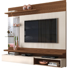 Painel Para Tv Até 55 Polegadas Suspenso Nilo Cor Caiena Crem