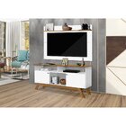 Painel Para Tv Até 55 Polegadas Venus Branco / Nature