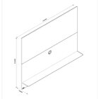 Painel Para Tv Até 55 Polegadas Venus Branco / Nature