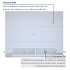 Painel Para Tv Até 55 Polegadas Vitoria Branco Acetinado
