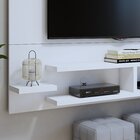 Painel Para Tv Até 55 Polegadas Vitoria Branco Acetinado