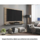 Painel para TV até 58" com 1 Nicho e 3 Prateleiras - Montana
