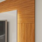 Painel Para Tv Até 58 Polegadas 100% Mdf Com Led Grecia Natur