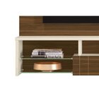 Painel Para Tv Até 58 Polegadas 1 Porta 3 Nichos Bari  Freijó