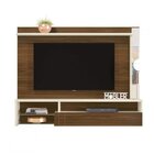 Painel Para Tv Até 58 Polegadas 1 Porta 3 Nichos Bari  Freijó