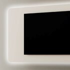 Painel Para Tv Até 58 Polegadas Aros Sobreposto 136cm Com Led