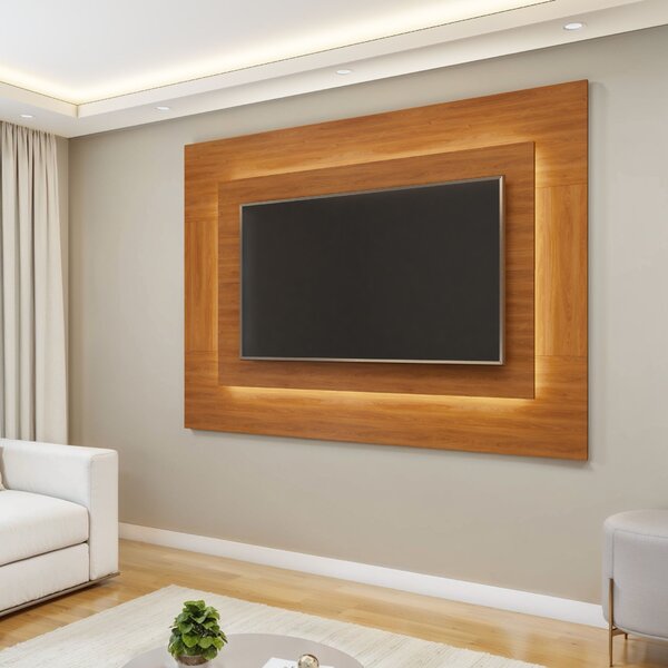 Painel Para Tv Até 58 Polegadas Com Led 100% Mdf 180cmx130cm Grécia ...