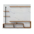 Painel Para Tv Até 58 Polegadas Maragogi Calacatta / Freijó /