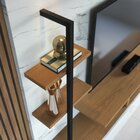 Painel Para Tv Até 58 Polegadas Maragogi Calacatta / Freijó /