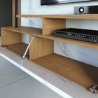 Painel Para Tv Até 58 Polegadas Maragogi Calacatta / Freijó /