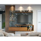 Painel Para Tv Até 58 Polegadas Maragogi Colibri Griogio/noce