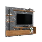 Painel Para Tv Até 58 Polegadas Maragogi Colibri Griogio/noce