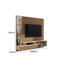 Painel Para Tv Até 58 Polegadas Veneza Belaflex Nature/off Wh